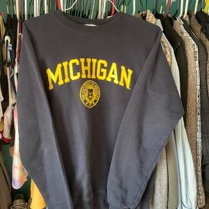 Champion Michigan crew neck sweatshirt